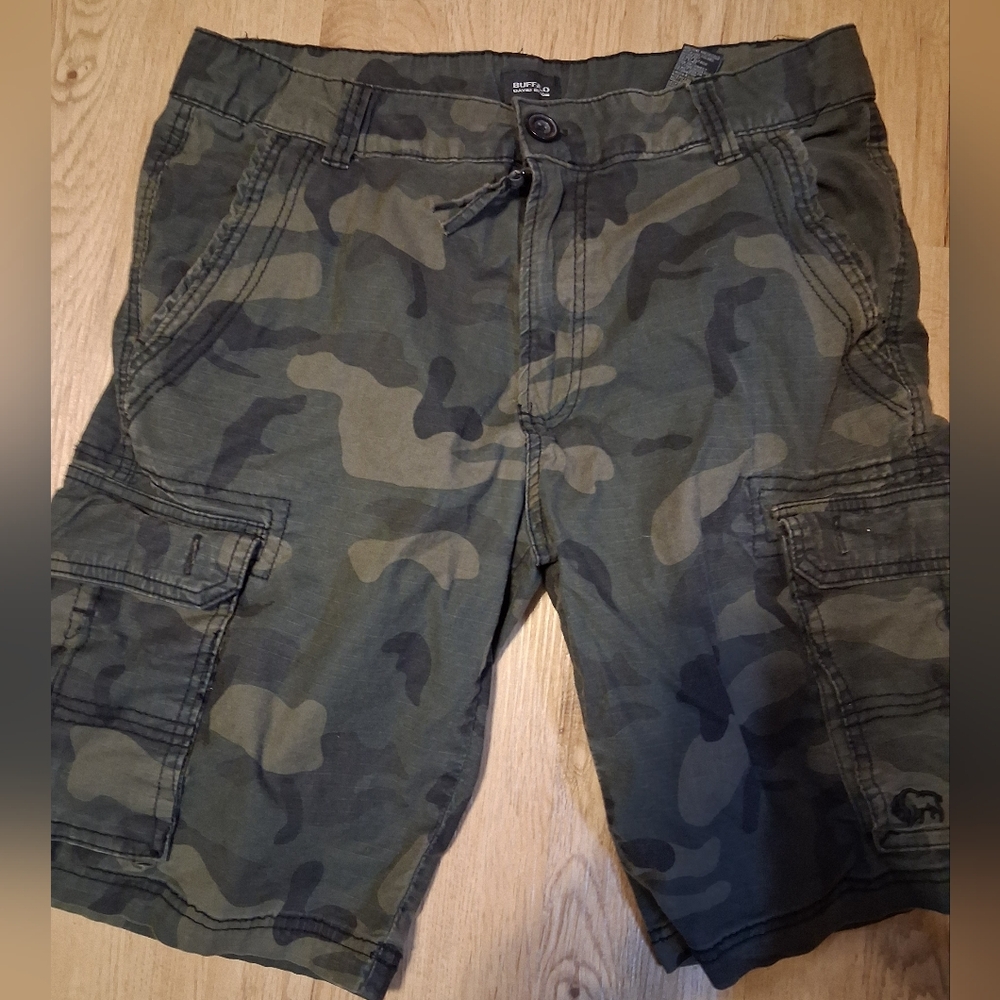 Camo Cargo Shorts